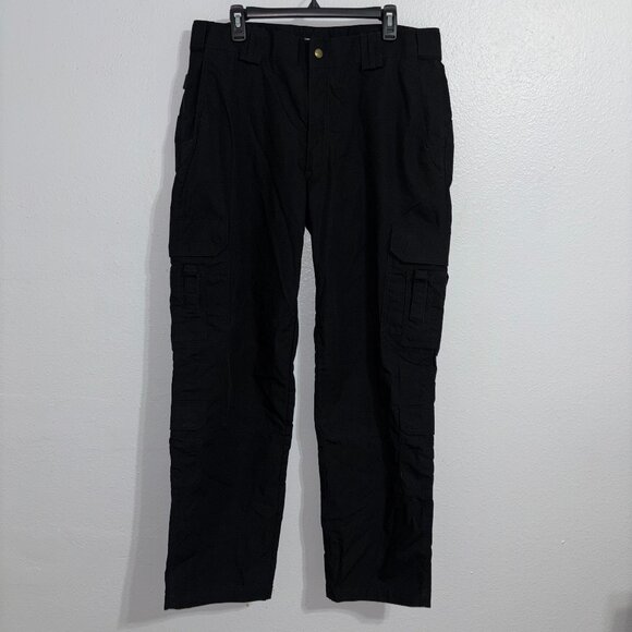 5.11 Tactical Pants Men’s 38x34 Black Cargo Ripstop Utility Workwear Outdoor - Picture 1 of 16